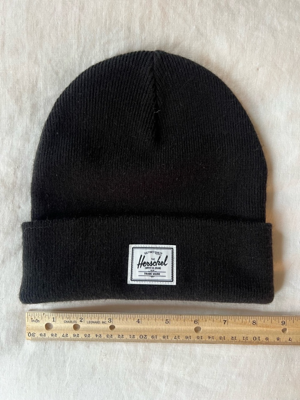 Herschel Supply Company Black Elmer Beanie